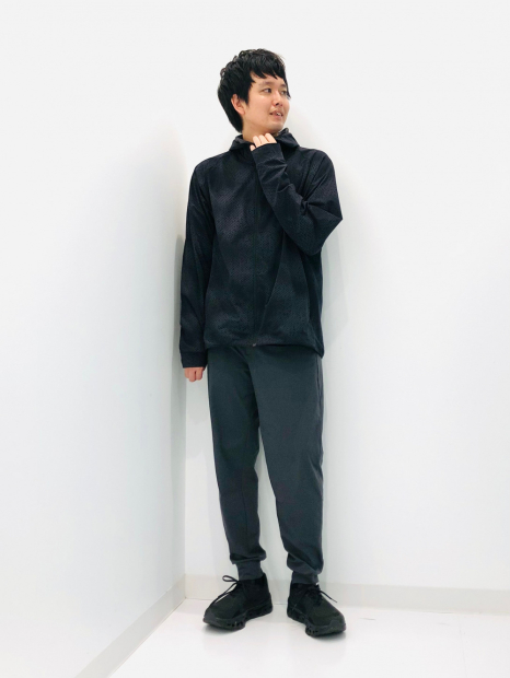 Легка куртка Uniqlo куртка з капюшоном 1159864691 (Чорний XL)