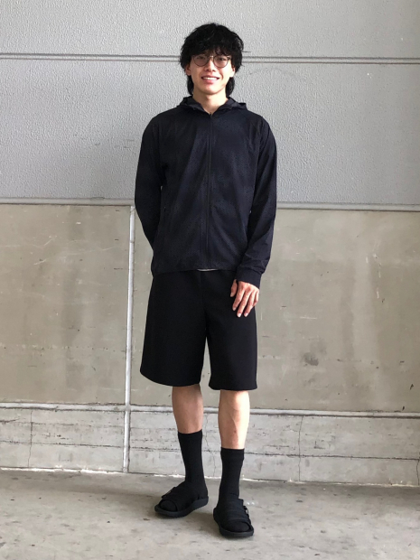 Легка куртка Uniqlo куртка з капюшоном 1159864691 (Чорний XL)