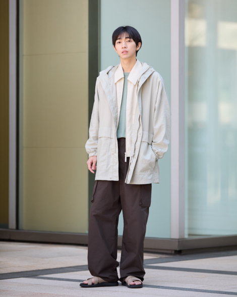 Легка куртка Uniqlo на блискавці 1159865255 (Сірий M)
