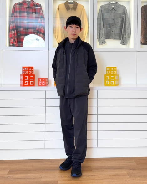 Куртка UNIQLO Ultra Stretch Active UPF40+ 1159865274 (Чорний XL)