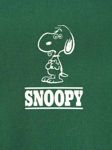 Вітровка PEANUTS Uniqlo з принтом ззаду 1159920757 (Зелений M)