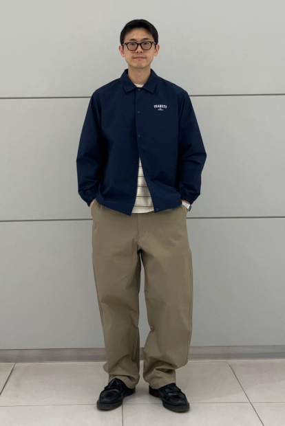 Ветровка PEANUTS Uniqlo с принтом сзади 1159931694 (Синий M)