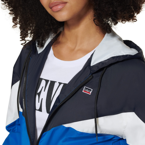 Жіноча куртка Levi's з капюшоном 1159954428 (Синій 3X)