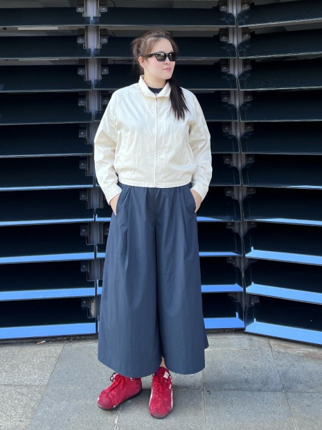 Легка куртка Uniqlo ветровка на блискавці 1160335277 (Молочний XL)