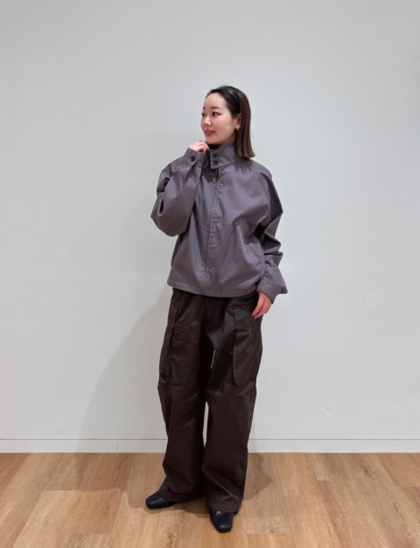 Легкая куртка Uniqlo ветровка на молнии 1160535433 (Серый XS)
