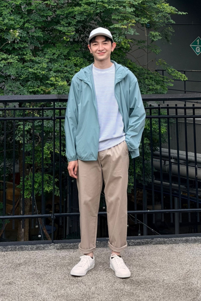 Ветровка с защитой от ультрафиолета Uniqlo легкая куртка UV Protection 1161294360 (Зеленый 3XL)
