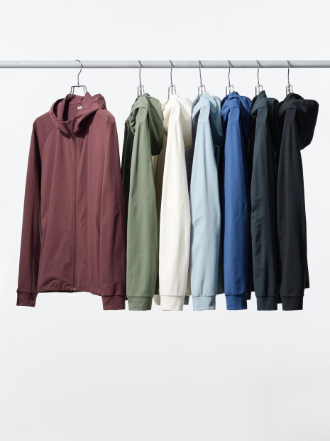 Толстовка Uniqlo с защитой от ультрафиолета UPF+40 1161518002 (Молочный XXL)