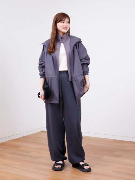 Ветровка Uniqlo с защитой от ультрафиолета UPF+40 1161519826 (Серый M)