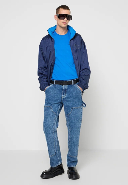 Мужская двусторонняя ветровка Armani Exchange 1162090096 (Синий XXL)