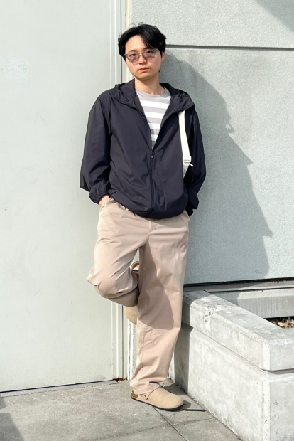 Ветровка с защитой от ультрафиолета Uniqlo легкая куртка UV Protection 1162140815 (Черный M)