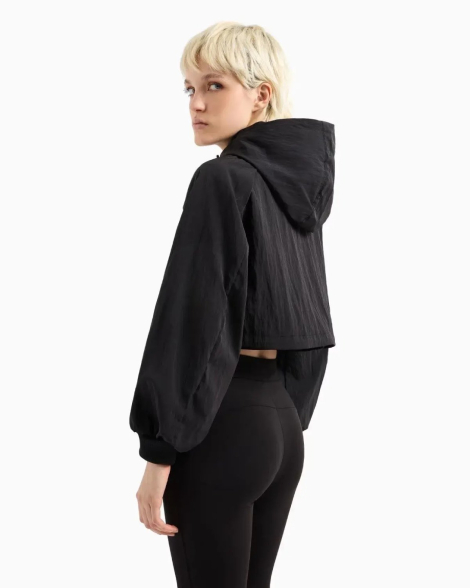 Женская укороченная ветровка Armani Exchange 1162902314 (Черный S)