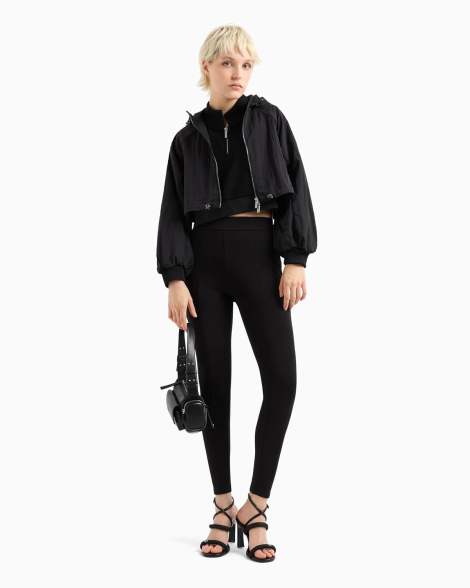 Женская укороченная ветровка Armani Exchange 1162902314 (Черный S)