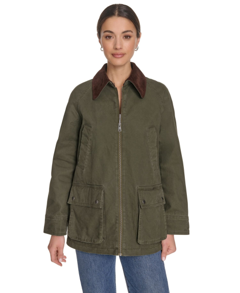 Женская хлопковая куртка Levi's 1163009979 (Зеленый M)