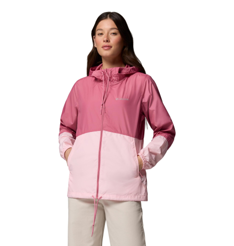 Женская ветровка Columbia защита от ультрафиолета UPF 40+ 1163203596 (Розовый XXL)