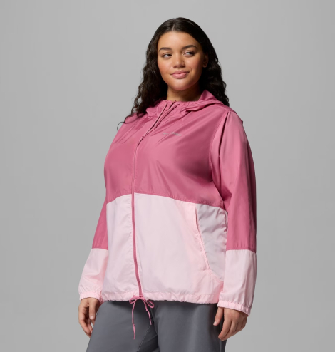 Женская ветровка Columbia защита от ультрафиолета UPF 40+ 1163203596 (Розовый XXL)