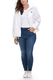 Женская ветровка Levi's с капюшоном 1159781658 (Белый, 1X)