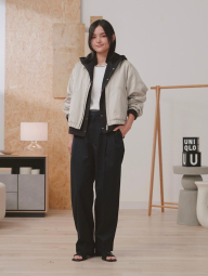Куртка легкая UNIQLO на молнии 1159839842 (Бежевый XXL)