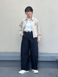 Куртка легкая UNIQLO на молнии 1159839842 (Бежевый XXL)