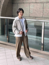 Куртка легкая UNIQLO на молнии 1159839842 (Бежевый XXL)