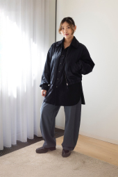 Куртка легка UNIQLO на блискавці 1159839860 (Чорний XL)