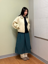 Куртка легкая UNIQLO на молнии 1159839883 (Бежевый XL)
