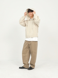 Легка куртка Uniqlo ветровка з капюшоном 1159839972 (Молочний 3XL)