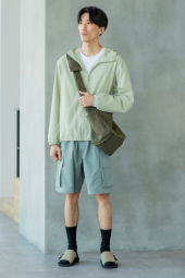 Ветровка с защитой от ультрафиолета Uniqlo легкая куртка UV Protection 1159839995 (Зеленый XXL)