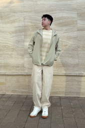 Ветровка с защитой от ультрафиолета Uniqlo легкая куртка UV Protection 1159839995 (Зеленый XXL)