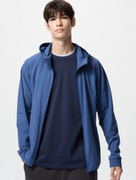 Вітровка із захистом від ультрафіолету UPF50+ Uniqlo 1159841553 (Синій XL)