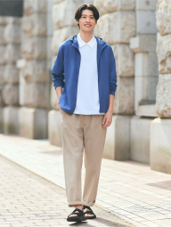 Ветровка с защитой от ультрафиолета UPF50+ Uniqlo 1159843460 (Синий M)