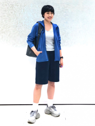 Ветровка с защитой от ультрафиолета UPF50+ Uniqlo 1159843460 (Синий M)