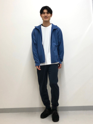 Ветровка с защитой от ультрафиолета UPF50+ Uniqlo 1159843460 (Синий M)