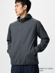 Ветровка с защитой от ультрафиолета UPF40+ Uniqlo 1159843380 (Серый XXL)