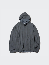 Ветровка с защитой от ультрафиолета UPF40+ Uniqlo 1159843380 (Серый XXL)