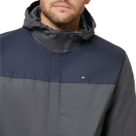 Вітровка чоловіча Tommy Hilfiger легка водонепроникна куртка з капюшоном 1159845256 (Сірий XXL)