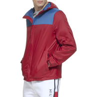 Ветровка мужская Tommy Hilfiger легкая водонепроницаемая куртка с капюшоном 1159846120 (Красный 3XL)