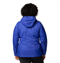 Женская водонепроницаемая ветровка Columbia с капюшоном 1159846701 (Синий 2X)