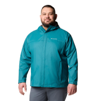 Мужская ветровка Columbia с капюшоном 1159847115 (Бирюзовый 3X)