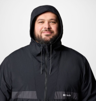 Мужская ветровка Columbia с капюшоном и защитой от солнца UPF 50 1159847118 (Черный 1X)