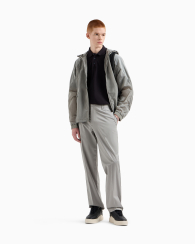 Мужская ветровка Armani Exchange с капюшоном 1159849676 (Серый XL)