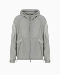 Мужская ветровка Armani Exchange с капюшоном 1159849676 (Серый XL)