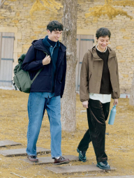 Ветрозащитная парка Uniqlo ветровка с капюшоном 1159852069 (Синий XL)