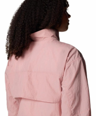 Женская ветровка Columbia на молнии 1159852074 (Розовый 1X)