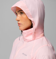 Женская водонепроницаемая ветровка Columbia с капюшоном 1159852166 (Розовый 2X)