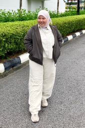 Ветровка с капюшоном Uniqlo с флисовой подкладкой 1159853014 (Зеленый S)