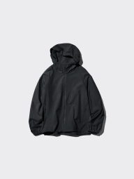 Ветровка женская Uniqlo компактная легкая куртка с капюшоном 1159853404 (Черный XL)