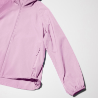 Вітровка жіноча Uniqlo компактна легка куртка з капюшоном 1159853164 (рожевий L)