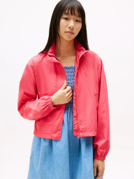 Женская укороченная ветровка Tommy Hilfiger на молнии 1159853712 (Розовый 1X)