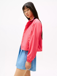 Женская укороченная ветровка Tommy Hilfiger на молнии 1159853712 (Розовый 1X)