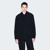 Мужская ветровка Armani Exchange легкая куртка с капюшоном 1159853944 (Черный L)